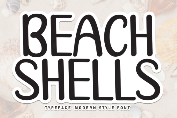 Beach Shells Font - Featured Image