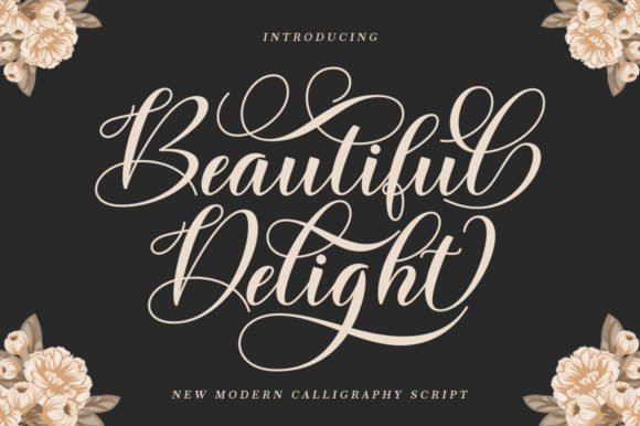 Beautiful Delight Font - Featured Image