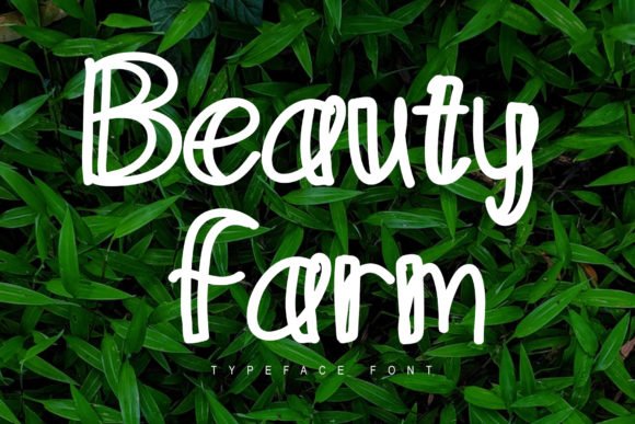Beauty Farm Font - Featured Image