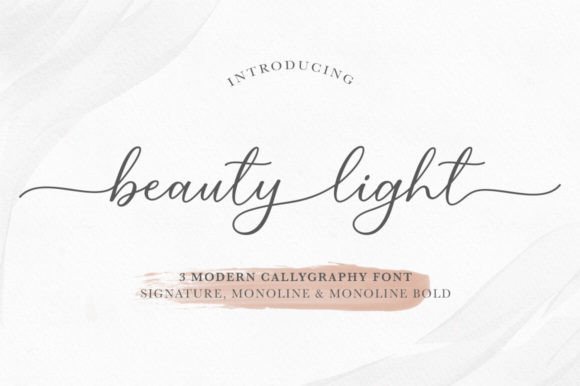 Beauty Light Font - Featured Image