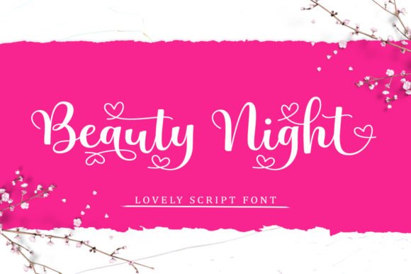 Beauty Night Font - Featured Image