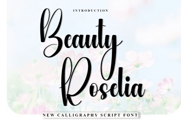 Beauty Roselia Font - Featured Image