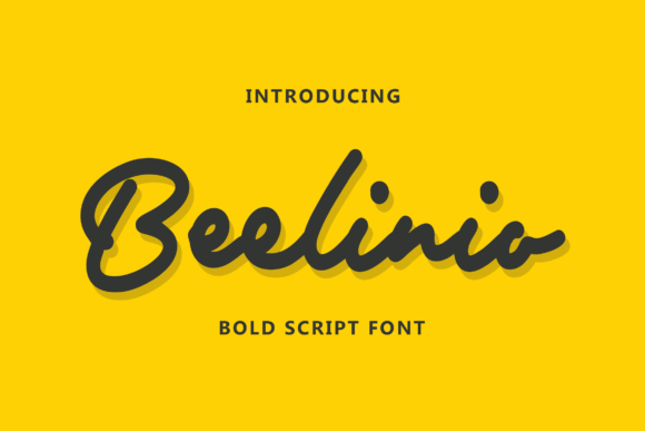 Beelinio Font - Featured Image