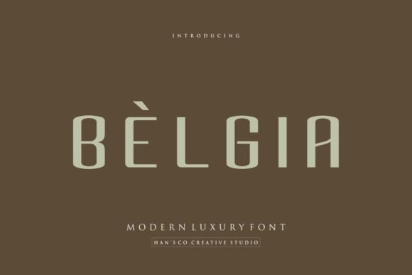 Belgia Font - Featured Image