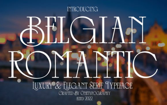 Belgian Romantic Font - Featured Image