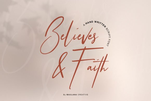 Believes and Faith Font - Featured Image