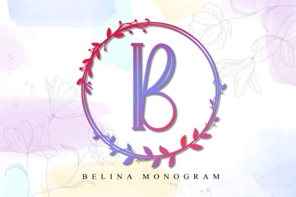 Belina Monogram Font - Featured Image