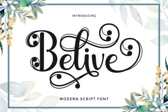 Belive Script Font - Featured Image