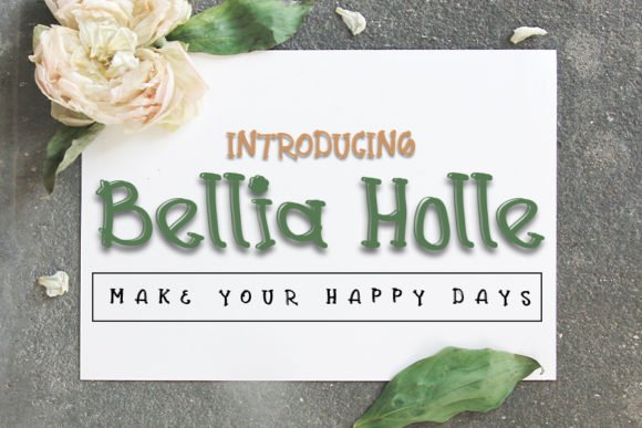 Bellia Holle Font - Featured Image