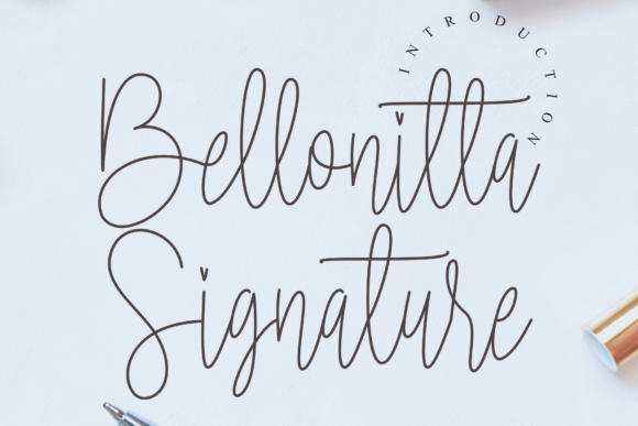 Bellonitta Signature Font - Featured Image