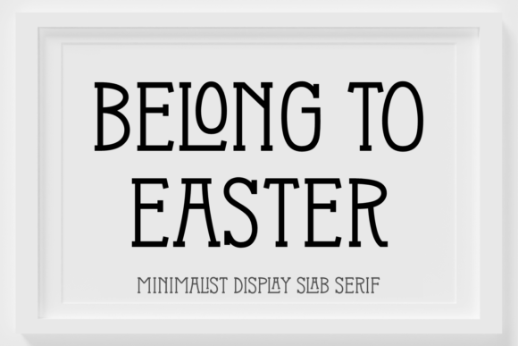 Belong to Easter Font - Featured Image
