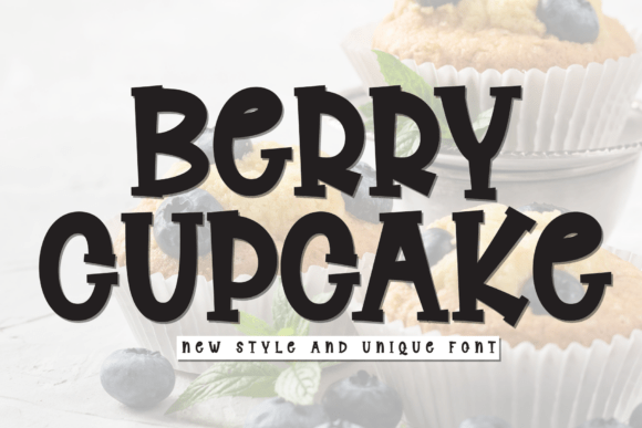Berry Cupcake Font - Featured Image