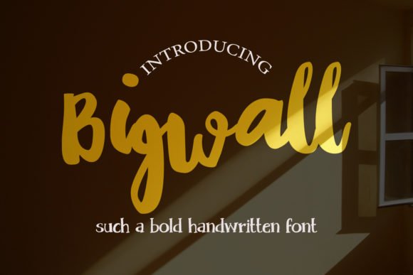 Bigwall Font - Featured Image