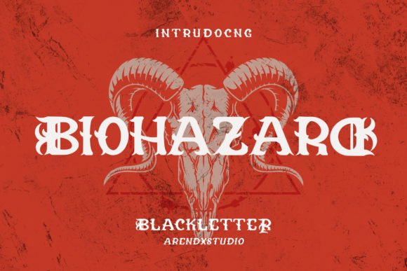 Biohazard Font - Featured Image