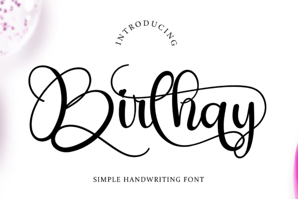 Birthay Font - Featured Image