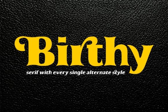 Birthy Font - Featured Image