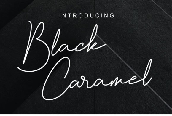 Black Caramel Font - Featured Image