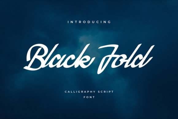 Black Fold Font - Featured Image