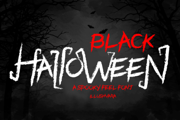 Black Halloween Font - Featured Image