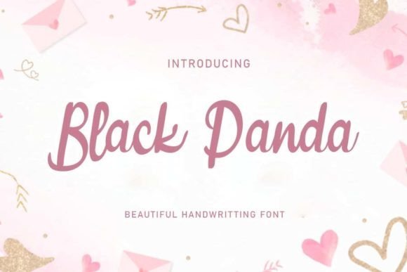 Black Panda Font - Featured Image