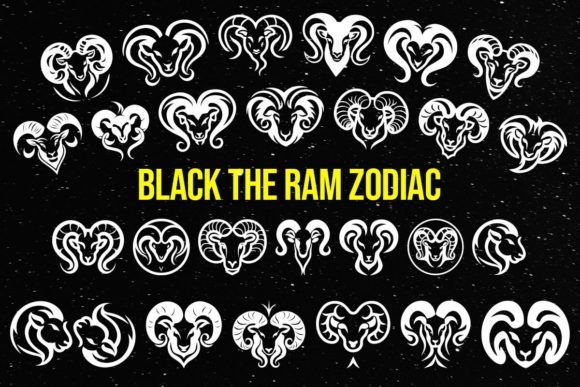 Black the Ram Zodiac Font - Featured Image