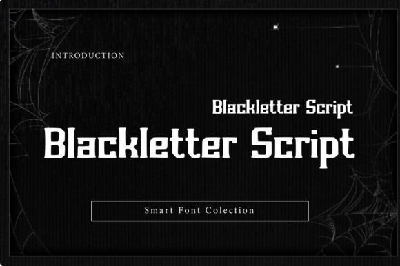 Blackletter Script Font - Featured Image