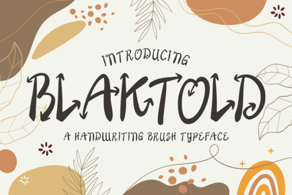 Blaktold Font - Featured Image