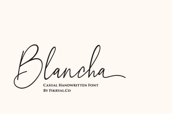 Blancha Font - Featured Image