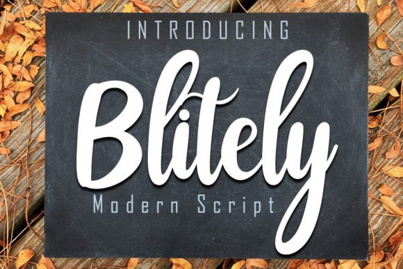 Blitely Font - Featured Image