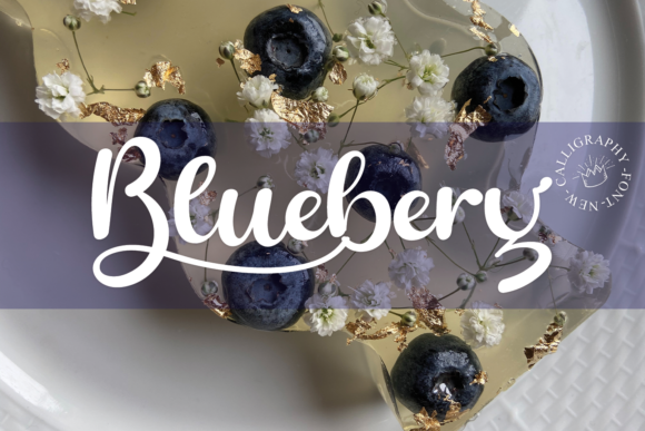 Bluebery Font - Featured Image