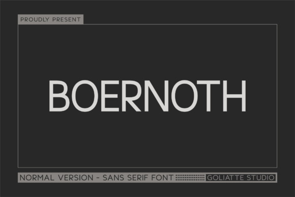 Boernoth Font - Featured Image
