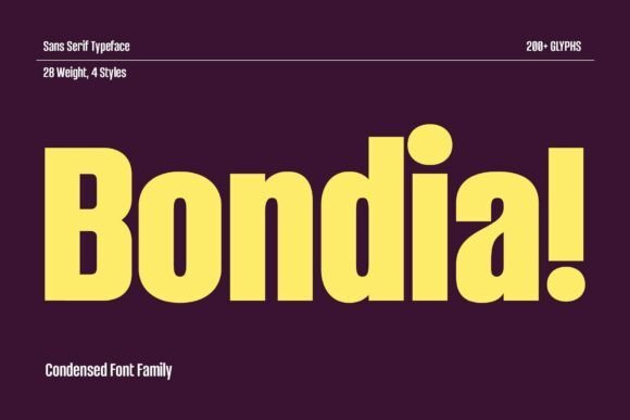 Bondia Font - Featured Image