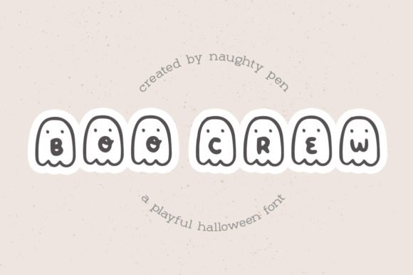 Boo Crew Halloween Font - Featured Image