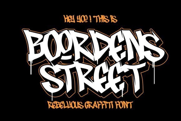 Boorden Street Font - Featured Image