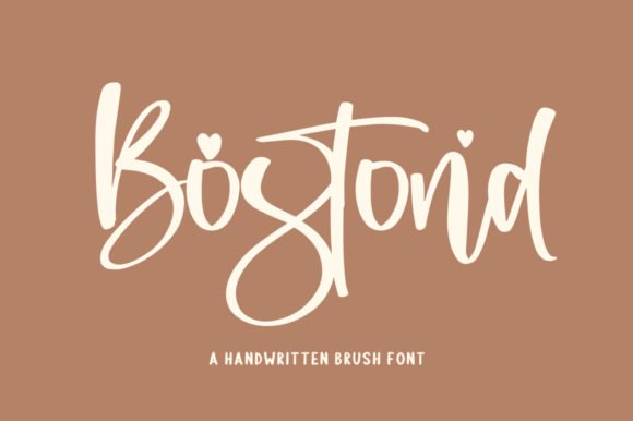 Bostond Font - Featured Image