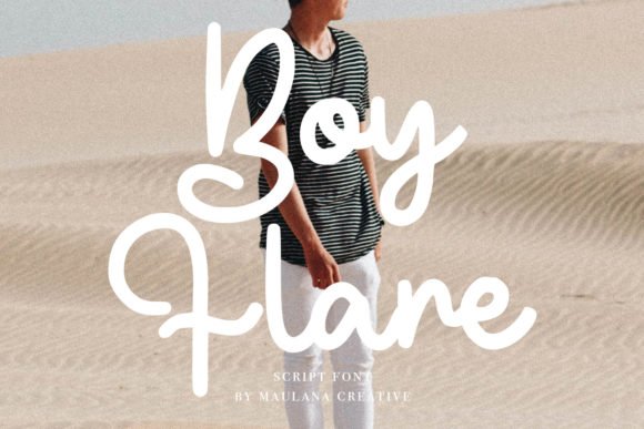 Boy Flare Font - Featured Image