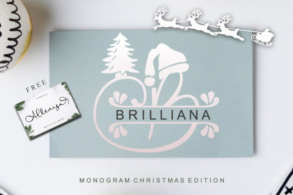 Brilliana Monogram Font - Featured Image