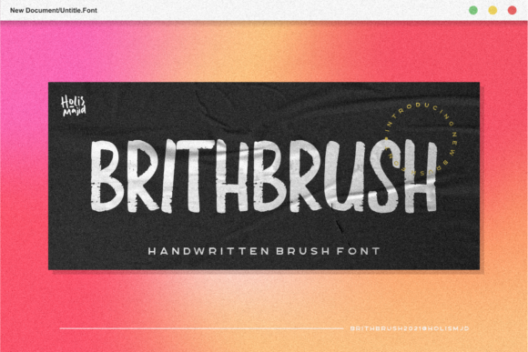 Brith Brush Font - Featured Image