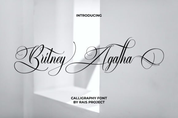 Britney Agatha Font - Featured Image