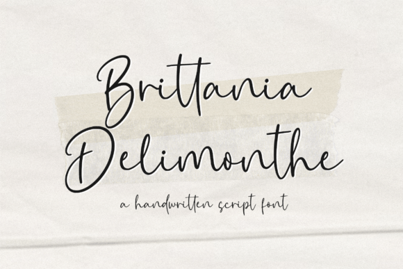Brittania Delimonthe Font - Featured Image