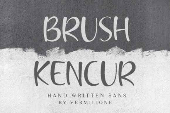 Brush Kencur Font - Featured Image