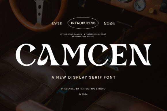 Camcen Font - Featured Image