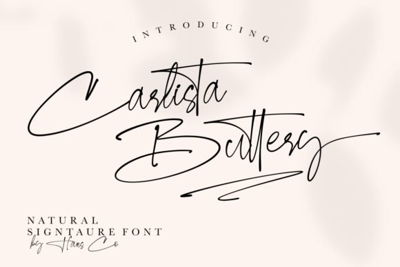Carlista Buttery Font - Featured Image