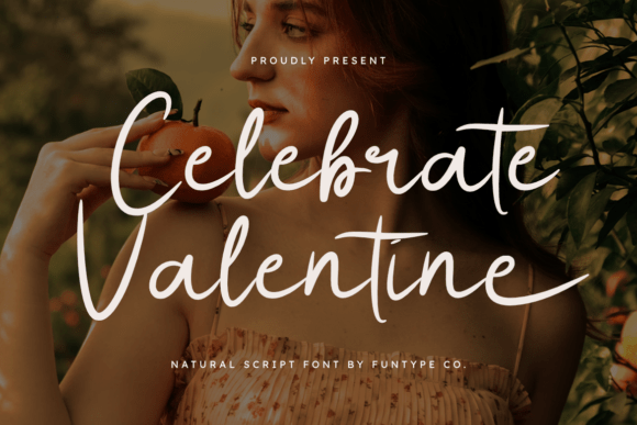 Celebrate Valentine Font - Featured Image