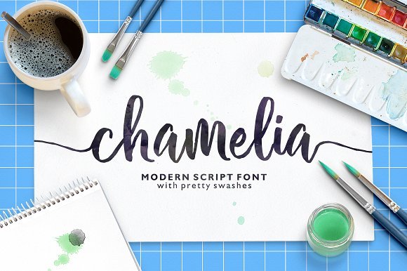 Chamelia Font - Featured Image
