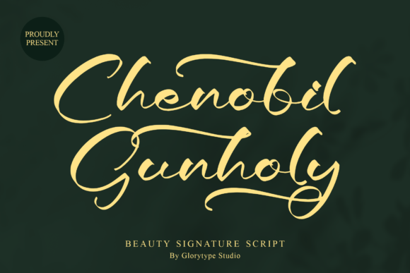 Chenobil Gunholy Font - Featured Image