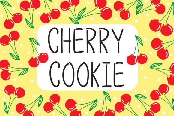 Cherry Cookie Font - Featured Image