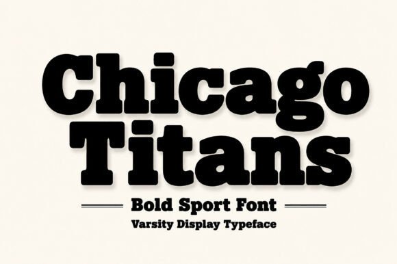 Chicago Titans Font - Featured Image