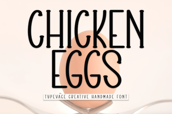 Chicken Eggs Font - Featured Image