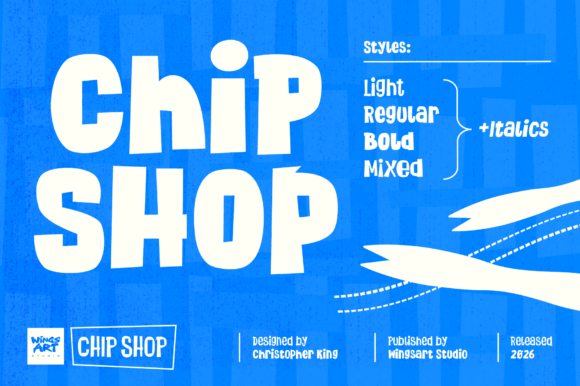 Chip Shop Font - Featured Image